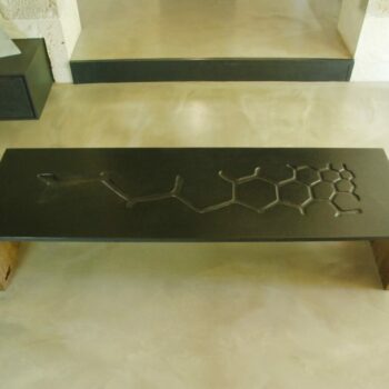 Table basse beton et bois COALITION©BRUTDESIGN2016