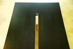 Black Concrete coffee table DARK SQUARE