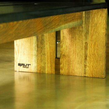 Concrete coffee table DARK SQUARE