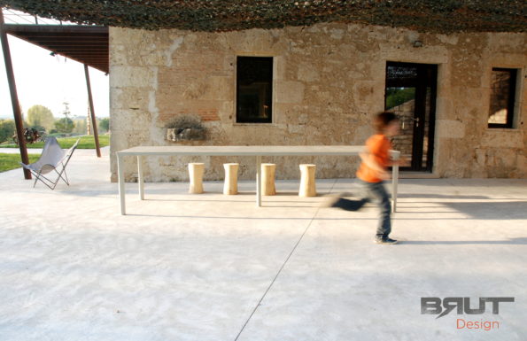 Table à manger CONCRETE XXL