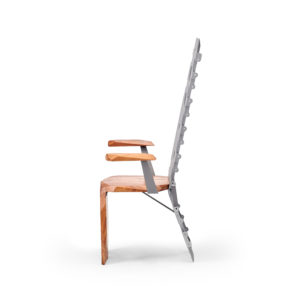 Chaise Spine X - Nervure aile avion Airbus ©Brut Design - A piece of sky - artisan designer - mobilier contemporain sur mesure