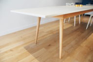 Table dekton céramique - Pied compas scandinave - table de réunion - ©BrutDesign - Artisan designer - Gers - Lot et Garonne - Sud Ouest- France