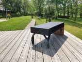 Table basse design bois et acier ©BrutDesign